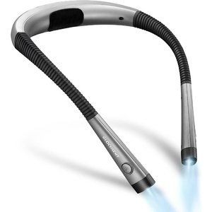 6 Brightness Levels Bendable Rechargeable Long Lasting Neck Book Reading Light